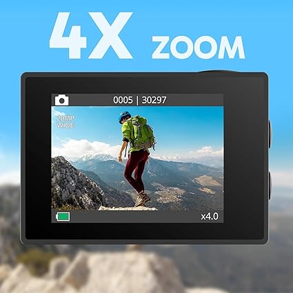 Eye Cam – Cámara Deportiva 4K con Wi‑Fi