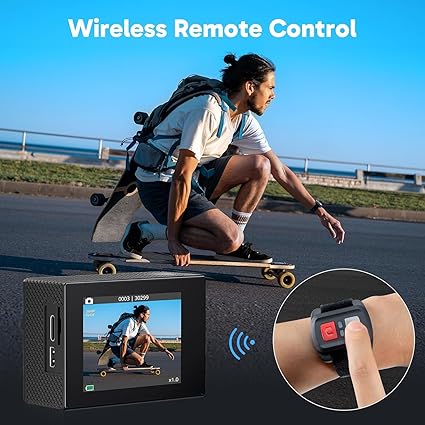 Eye Cam – Cámara Deportiva 4K con Wi‑Fi