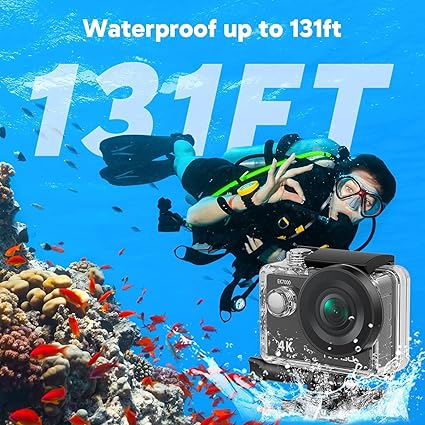 Eye Cam – Cámara Deportiva 4K con Wi‑Fi